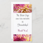 受け最高の取るギフトは友情だ！ サンキューカード (正面/裏面)