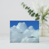 受け飛んでいる皿 ポストカード (スタンド正面)