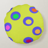 受け飛んでいる皿 ラウンドクッション (裏面)