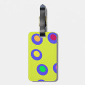 受け飛んでいる皿 ラゲッジタグ (裏面縦)