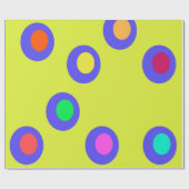 受け飛んでいる皿 ラッピングペーパー (フラット)