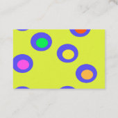 受け飛んでいる皿 名刺 (裏面)