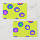 受け飛んでいる皿 名刺 (正面/裏面)