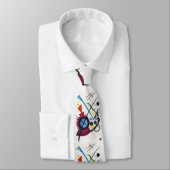 受け鮮やか入れ:カンディンスキーのヴァイオレット交響曲 ネクタイ (タイ)