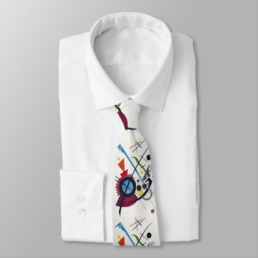 受け鮮やか入れ:カンディンスキーのヴァイオレット交響曲 ネクタイ (タイ)