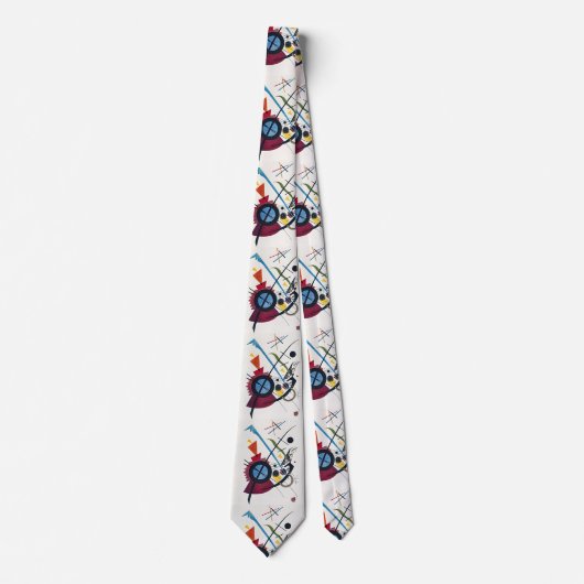 受け鮮やか入れ:カンディンスキーのヴァイオレット交響曲 ネクタイ (正面)