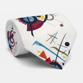 受け鮮やか入れ:カンディンスキーのヴァイオレット交響曲 ネクタイ (ロール)