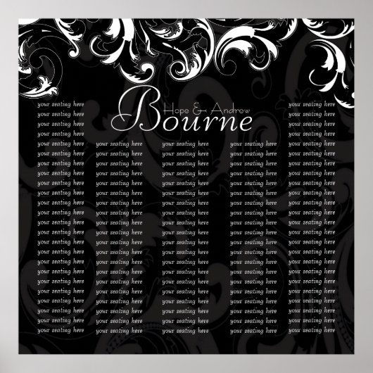 受付の座席表は12.80ドルから始まります ポスター (正面)