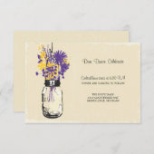 受付カード メイソンジャーとホタルの光 エンクロージャーカード (正面/裏面)