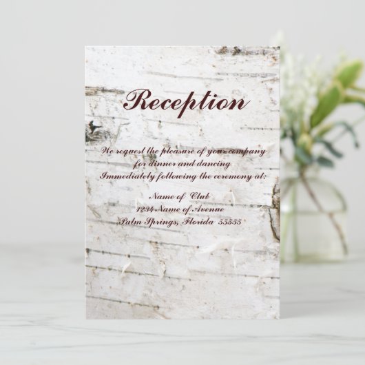 受付カード 招待状 (スタンド正面)