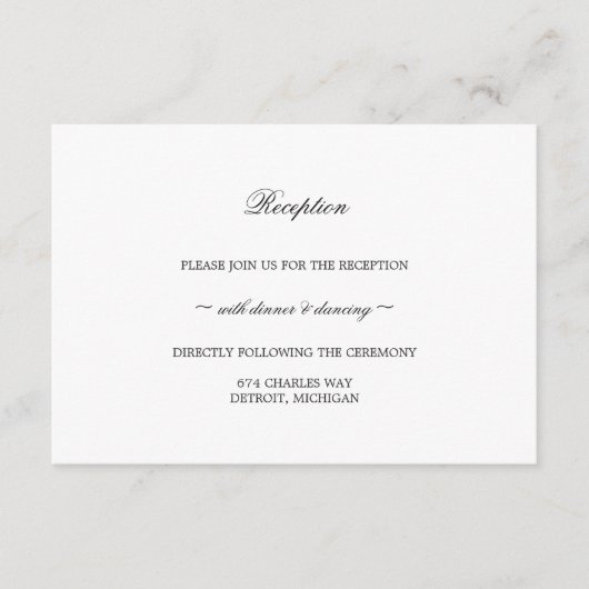 受付カード - THE BEST Suite エンクロージャーカード (正面)