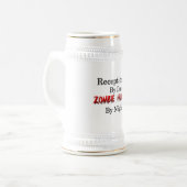 受付係またはゾンビのハンター ビールジョッキ (正面左)