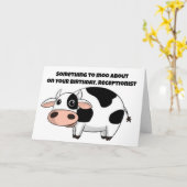 受付係モーの誕生日» カード (黄色い花)