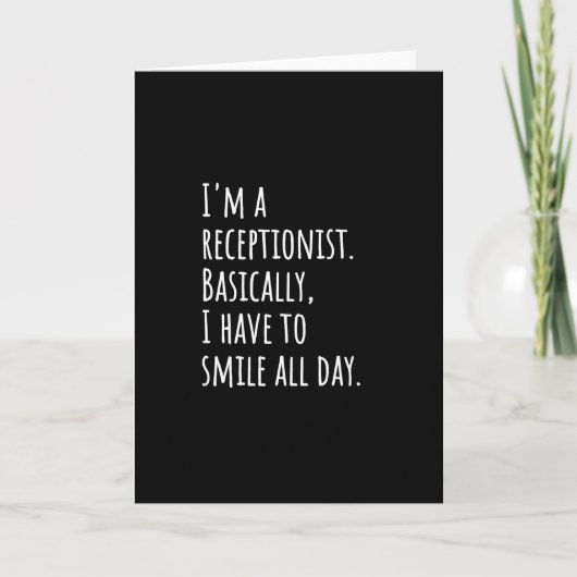 受付係 カード (正面)