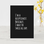 受付係 カード (黄色い花)