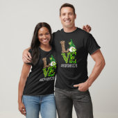 受付嬢ラブSt patricks day格言レオパードWO Tシャツ (ユニセックス)