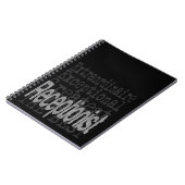 受付嬢 ノートブック (左側)