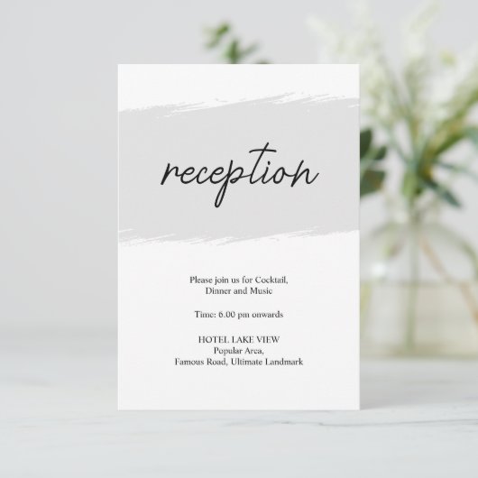 受付詳細 | レスポンスカード (スタンド正面)