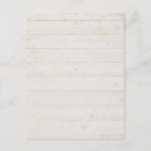 受付 玫瑰 牡丹花環 現代 簡約 葉子 エンクロージャーカード (裏面)