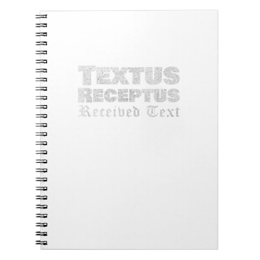 受信した文字Chris ノートブック (正面)