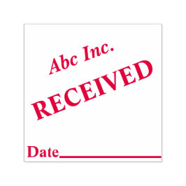 受信スタンプ セルフインキングスタンプ