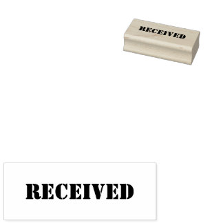 受信スタンプ ラバースタンプ