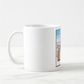 受信トレイと送信トレイの会計 コーヒーマグカップ (左)