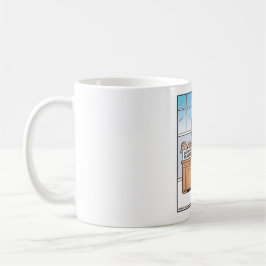 受信トレイと送信トレイの会計 コーヒーマグカップ