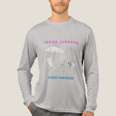 受信トレイを無視、ストレスを最小化 トライブレンドTシャツ (正面)