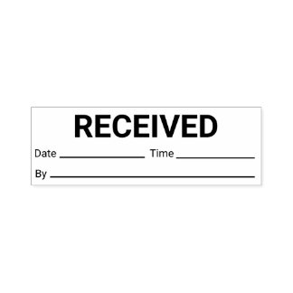 受信日時 セルフインキングスタンプ