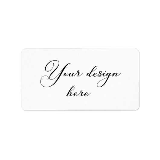 受信者の住所 シール (正面)