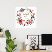 受信賛美より与えも多い ポスター (ホームオフィス)