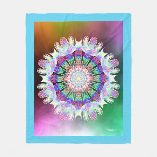 受信 フリースブランケット (正面)