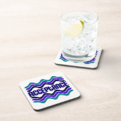 受入れ引用文(ブルーグリーンパープルグラフィック) コースター (右側)