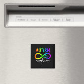 受入インフィニティハート自閉症啓発月R マグネット (インサイチュ (食洗機))