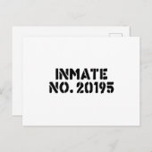 受刑者番号20195 ポストカード (正面/裏面)