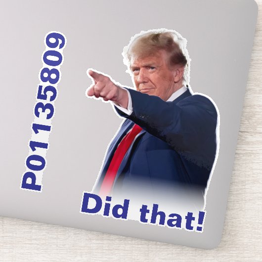 受刑者P01135809と「やったぞ！」ステッカー シール (詳細)