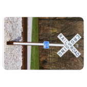 受動式踏切 – 逆クロスバック マグネット (横)