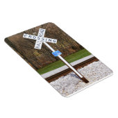 受動式踏切 – 逆クロスバック マグネット (右側)