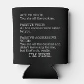 受動攻撃的な声おもしろい皮肉引用文 缶クーラー (裏面)