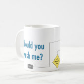 受動agressiveのマグ コーヒーマグカップ (正面左)