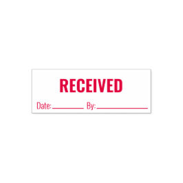 受取日事業別文字テンプレート セルフインキングスタンプ