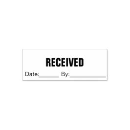 受取日事業別文字テンプレート セルフインキングスタンプ