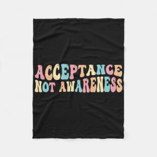 受容性神経多様性自閉症神経発散性 フリースブランケット