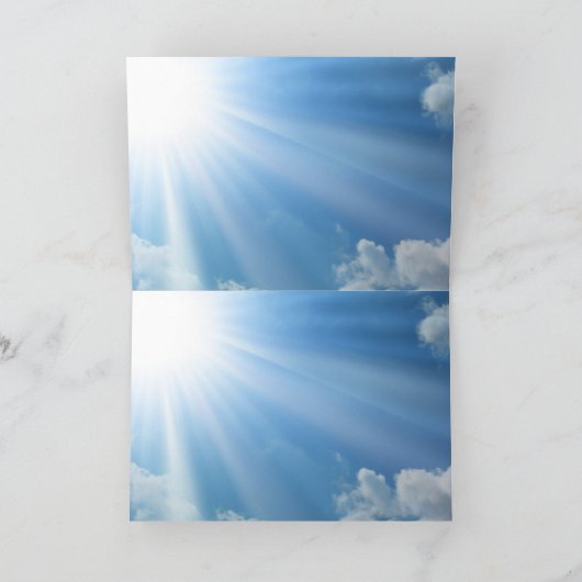 受理悲嘆の共感書 カード (内部)