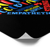 受理自閉症啓発月支援パズルP ポスター (角)