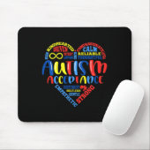 受理自閉症啓発月支援パズルP マウスパッド (マウス)