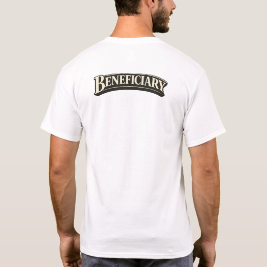 受益者 Tシャツ (裏面)