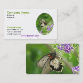 受粉の蝶名刺 名刺 (正面/裏面)