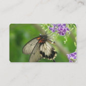 受粉の蝶名刺 名刺 (裏面)